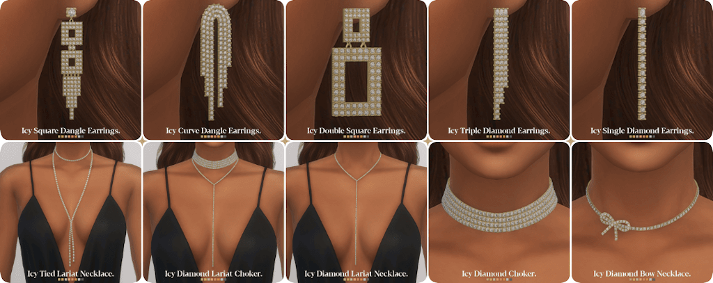 Галерея мода Ювелирные украшения Icy Jewelry Collection #1